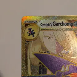 Pokemon TCG Cynthia's Garchomp ex 241/182 Sv10: Destined Rivals Holo Hyper Rare - Image 2