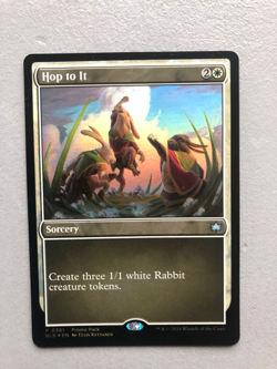 Mtg Carte Magic Bloomburrow Hop to It Showcase FOIL English NM - Image 1