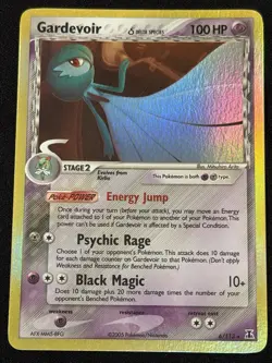 Pokemon Gardevoir Delta Species 6/113 EX Delta Species Holo Rare 100 HP - Image 1