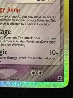 Pokemon Gardevoir Delta Species 6/113 EX Delta Species Holo Rare 100 HP - Image 4