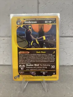 Pokemon Umbreon Card 41/147 Non-Holo Rare, Aquapolis 2002 - NM Condition - Image 1