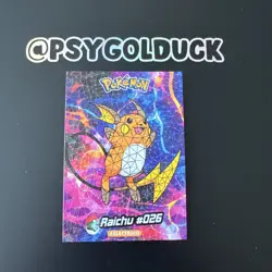 Pokemon Peru Crystal Card Collection Raichu - Image 1
