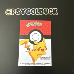 Pokemon Peru Crystal Card Collection Raichu - Image 2