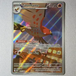 Nintendo Pokemon TCG Talonflame 091/088 Prismatic Evolutions Rare Holo 150HP EN - Image 1