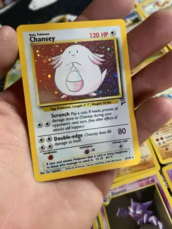 Pokemon TCG 1999 Base Set Hitmonchan Clefable Magneton Chansey Holo Rattata TR - Image 5
