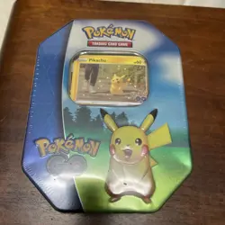 Pokemon GO Tin set Blissey Snorlax Pikachu NEW&FACTORY SEALED 4 Booster Packs - Image 2