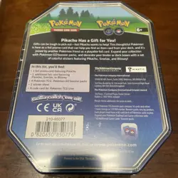 Pokemon GO Tin set Blissey Snorlax Pikachu NEW&FACTORY SEALED 4 Booster Packs - Image 3