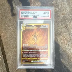 Pokemon 2023 Arceus VSTAR Secret Rare GG70/GG70 Crown Zenith GG Holo PSA 10 - Image 1