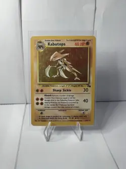 Kabutops 9/62 Fossil Set Holo Rare Pokemon TCG - Image 1