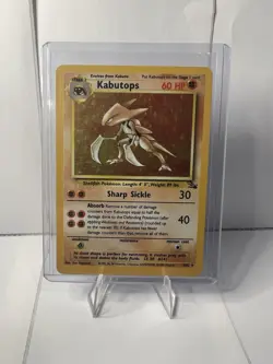 Kabutops 9/62 Fossil Set Holo Rare Pokemon TCG - Image 3