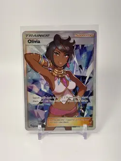 Olivia 111/111 Full Art Ultra Rare English Pokemon Crimson Invasion - Image 1