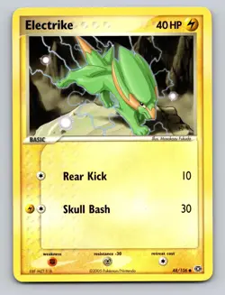 Electrike 48/106 Common EX Emerald Pokemon NM - Image 1