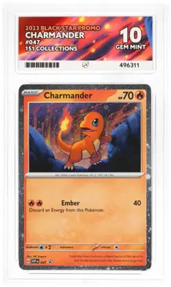 Pokemon 151 Bulbasaur, Charmander, Squirtle Ace 10 Sequential - Image 3