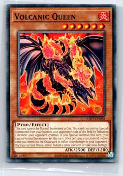 Volcanic Queen LD10-EN028 Legendary Duelists: Soulburning Volcano Yu-Gi-Oh LP - Image 1