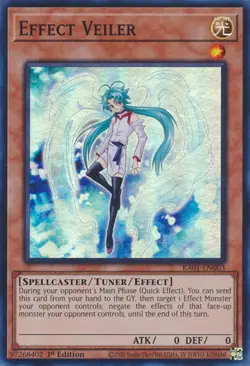 25th Anniversary Rarity Collection #RA01-EN003 Effect Veiler - Image 1