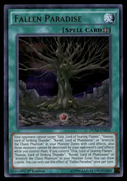 Fallen Paradise Duelist Saga DUSA-EN031 Ultra Rare Yugioh Lightly Played - Image 1
