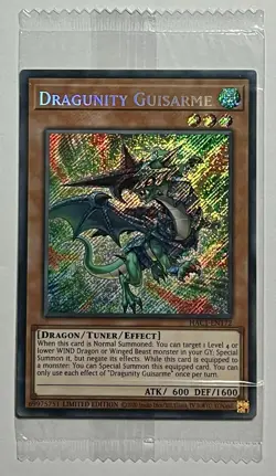 Dragunity Guisarme HAC1-EN172 •SEALED• Promo Secret Rare Hidden Arsenal YuGiOh - Image 1