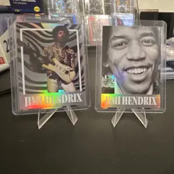Jimi Hendrix Non-Sport Trading Card Lot of 4 Holographic/Foil - Image 4