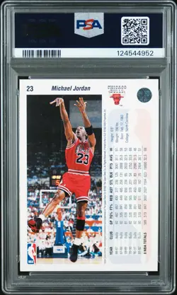 1992 Upper Deck #23 Michael Jordan - PSA 8 - Chicago Bulls HOF GOAT 🐐 - Image 4