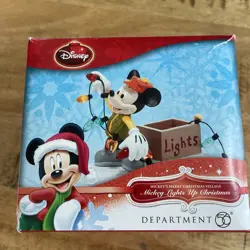 Dept 56 Disney LOT of 3 Mickey Snow Fun Christmas - Image 4