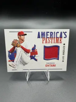 2022 Panini Chronicles - America's Pastime Swatches Shohei Ohtani #APS-SO (MEM) - Image 1