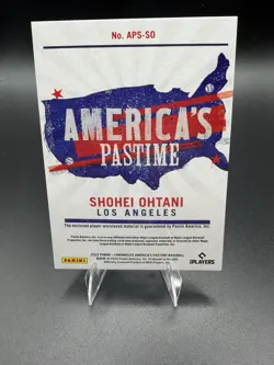 2022 Panini Chronicles - America's Pastime Swatches Shohei Ohtani #APS-SO (MEM) - Image 2
