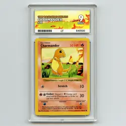 1999 Charmander 46/102 Base Set Shadowless ACE 9 Mint Pokemon WOTC - Image 1
