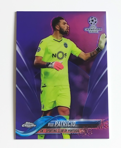 2017 Topps Chrome UCL UEFA Champions League 4x Purple Refractor Cards #/250 - Image 2