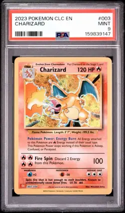 Pokemon TCG Charizard 003/034 Trading Card Game Classic Holo PSA 9 - Image 1