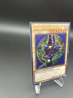 NM! Yu-Gi-Oh! TCG Dark Magician LOB-EN005 Unlimited Ultra Rare Card - Image 2