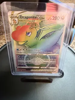 Pokemon Dragonite VSTAR 081/078 Secret Rainbow Rare Card - Image 1