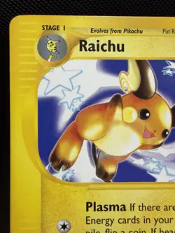 Raichu 61/165 Expedition Base Set Non Holo Rare Pokemon Card LP - Image 3