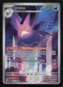 Crobat 093/086 Holo Illustration Rare Chaos Rising Pokemon Card - Image 1