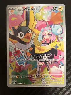 POKEMON TCG Ascended Heroes IONO’S WATTREL IR Illustration Rare Card 231/217 - Image 2