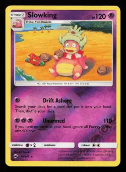 Slowking 48/147 Reverse Holo Rare Burning Shadows Pokemon Card - Image 1