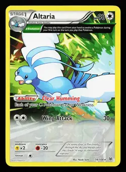 Altaria 74/108 Rare Roaring Skies Pokemon Card - Image 1