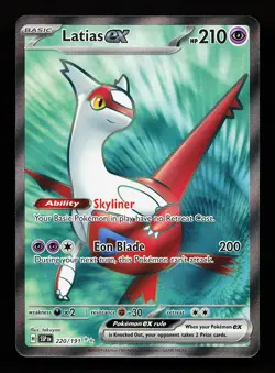 Latias ex 220/191 Ultra Rare Surging Sparks Pokemon Card - Image 1
