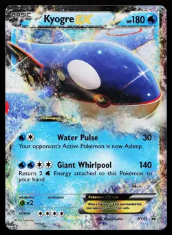 Kyogre EX XY41 Holo XY Promo Pokemon Card - Image 1