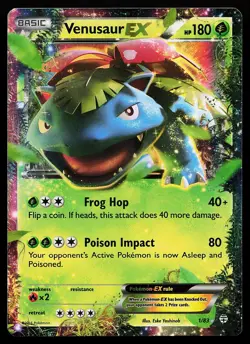 Venusaur EX 1/83 Holo Generations Pokemon Card - Image 1