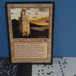 MTG Urza's Tower (Mountains) Antiquities Uncommon Land Card English Regular - Image 1