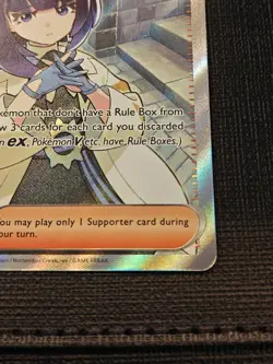 Gwynn Pokemon Pitch Black Full Art Trainer Card 109/084 Pre-release In Hand - Image 4