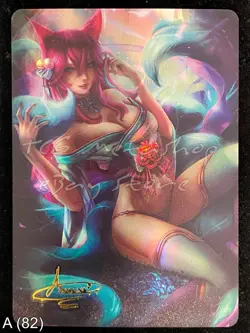 🔥 A 082 Ahri League of Legends Goddess Story Anime Waifu Card ACG 🔥 - Image 1