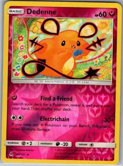 Dedenne 88/131 Reverse Holo SM - Forbidden Light - Pokemon Card - NM - Image 1