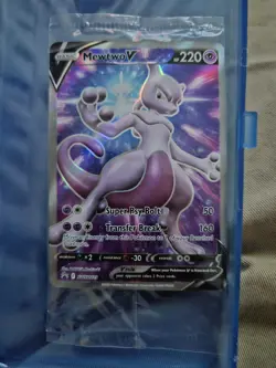 Pokemon Mewtwo v TCG Sword & Shield SWSH229 Holo Promo Card Sealed - Image 1