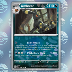 Umbreon 059/131 Poke Ball Holo Rare Pokemon Card (SV: Prismatic Evolutions) NM - Image 1