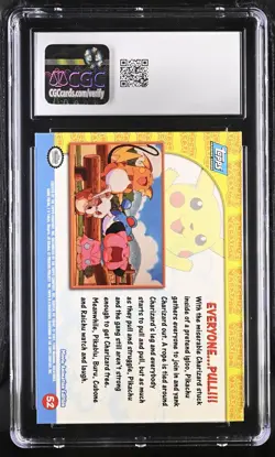 CGC 8.5 Everyone... Pull!!! Topps the First Movie 52 Rainbow Foil Pokemon Card - Image 2