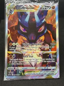 Pokemon TCG Lucario VSTAR SWSH291 Crown Zenith ETB Promo Card, Sealed - Image 2