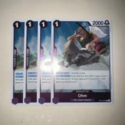 Ohm OP15-061 R X4 Playset Adventure on KAMI's Island - ONE PIECE Card Game Eng - Image 1