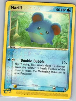Marill 68/100 Non Holo Sandstorm - Pokemon Card - LP - Image 1