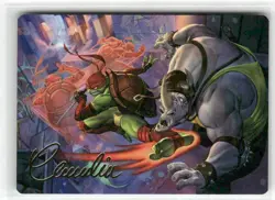 Super Combo Art Card Gold Stamped Signature 44 MTG ASTMT S NM - Image 1